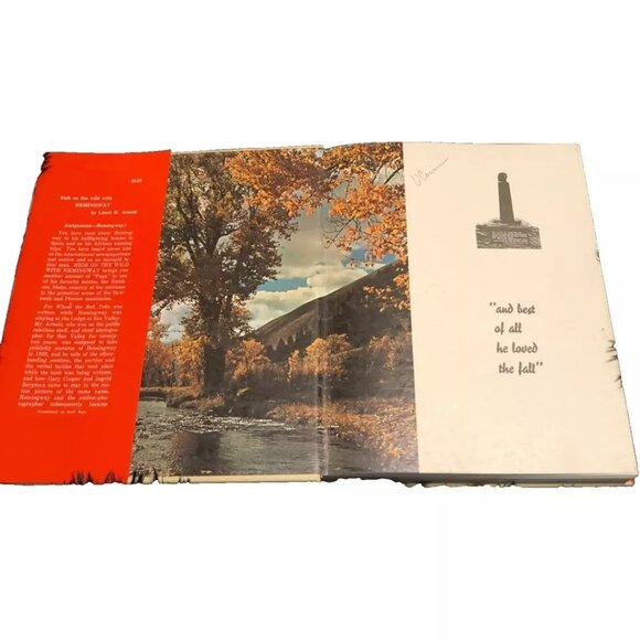 High On The Wild With Hemingway Lloyd R. Arnold 1968 Hardcover First Edition - Picture 2 of 5
